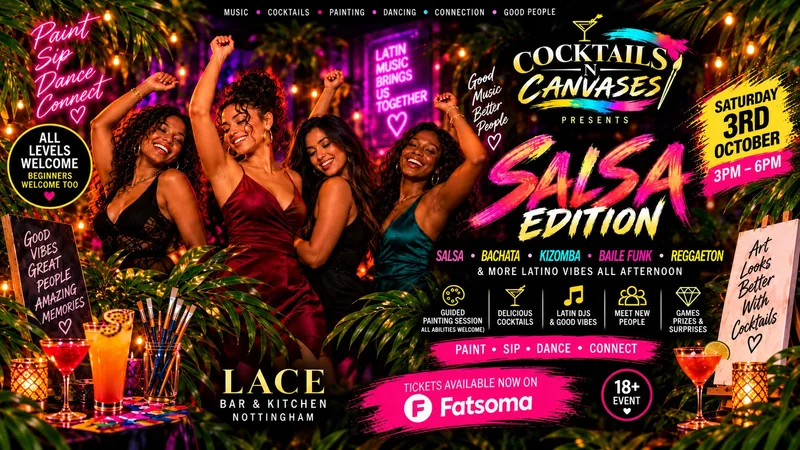Cocktails N Canvases - The Salsa Special- Sip & Paint and Pizza
