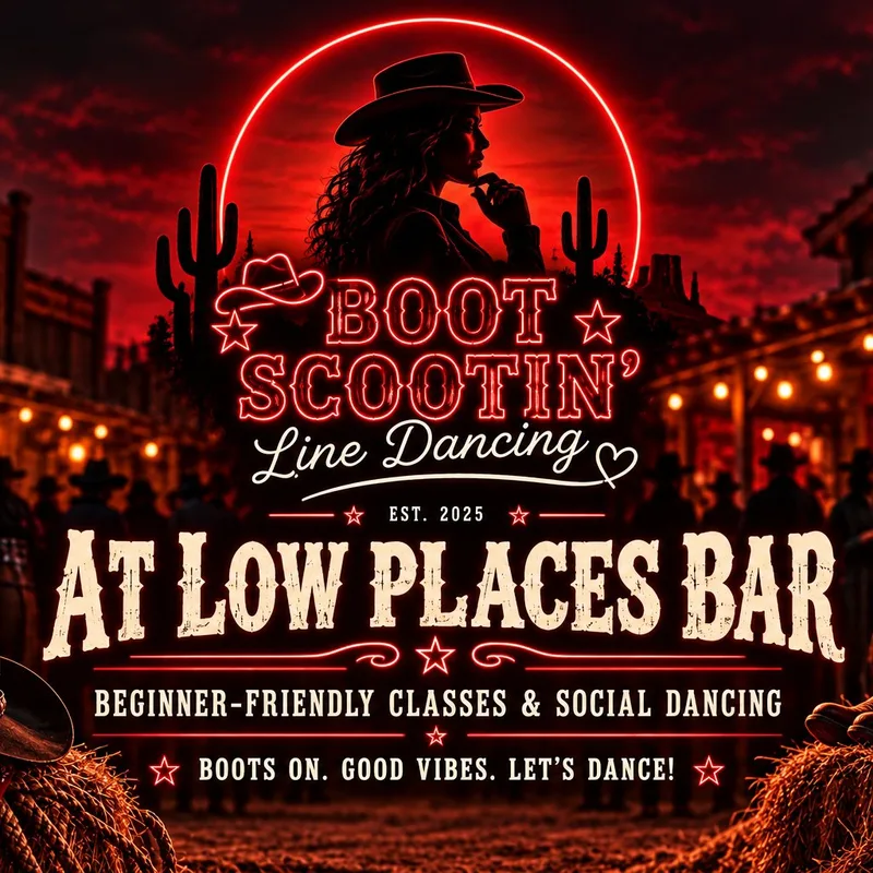 Boot Scootin’ Line Dancing at Low Places Bar