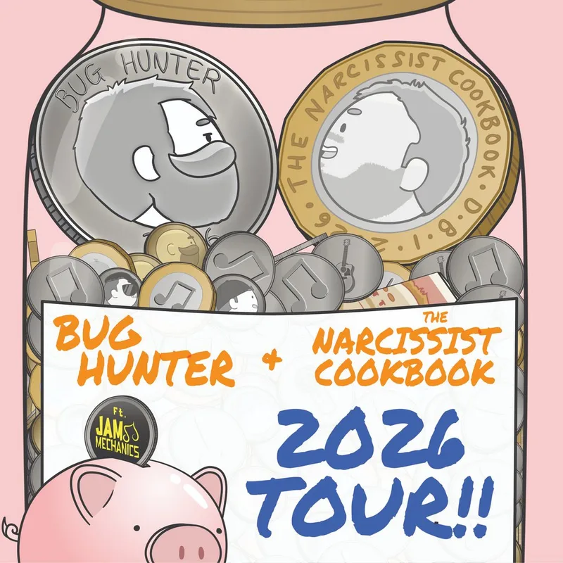Bug Hunter, The Narcissist Cookbook & Jam Mechanics