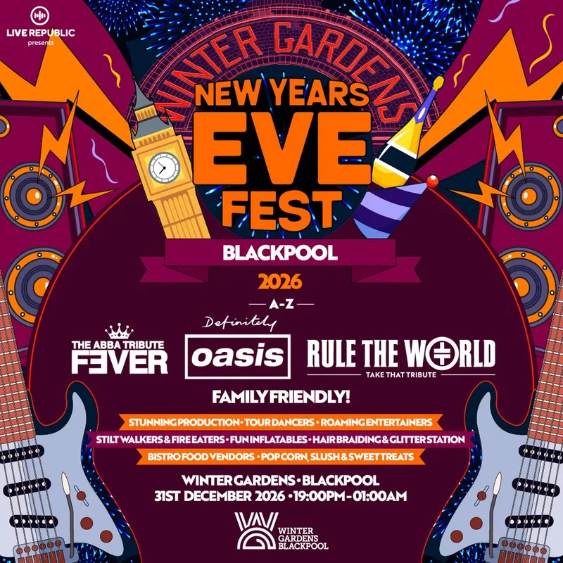 NEW YEARS EVE FEST | Winter Gardens, Blackpool