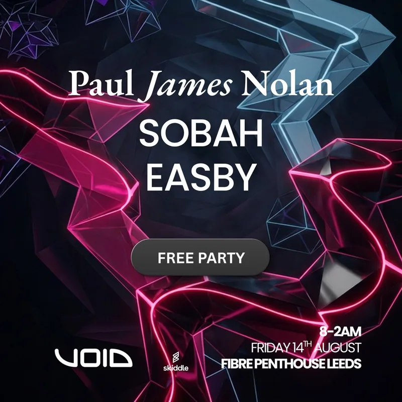 OSCURA Free Birthday Bash with Paul James Nolan, SOBAH and Easby