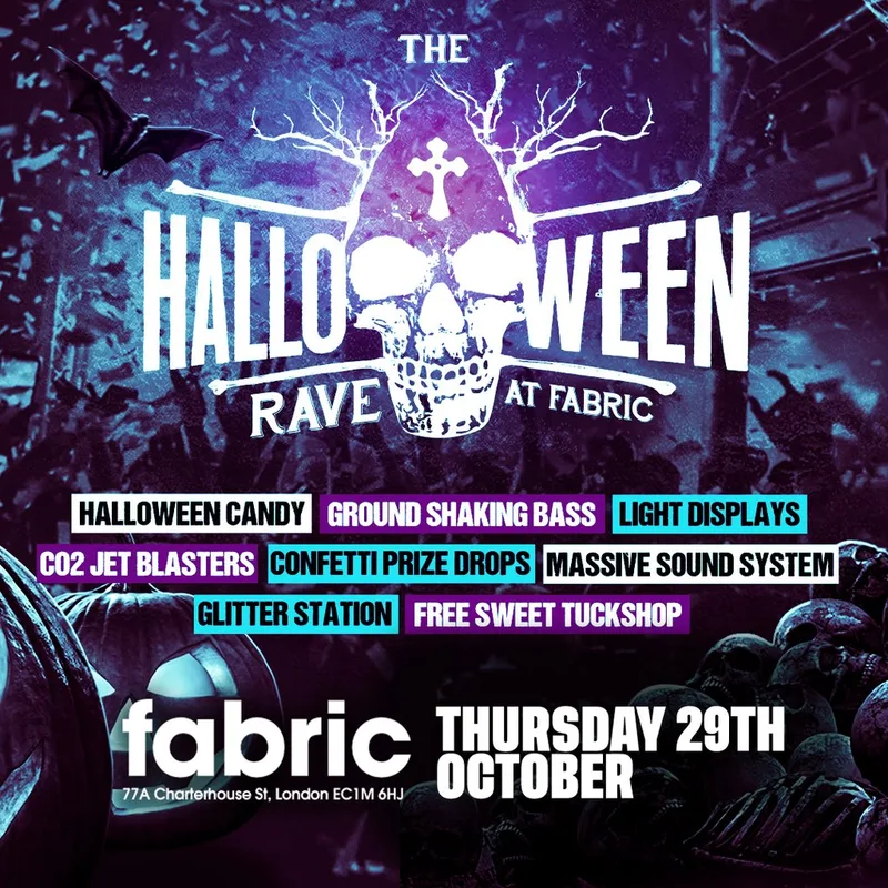 The Halloween Rave at Fabric! London Halloween 2026