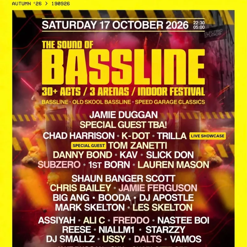 Sound Of Bassline Launch Party at Electric Studios!