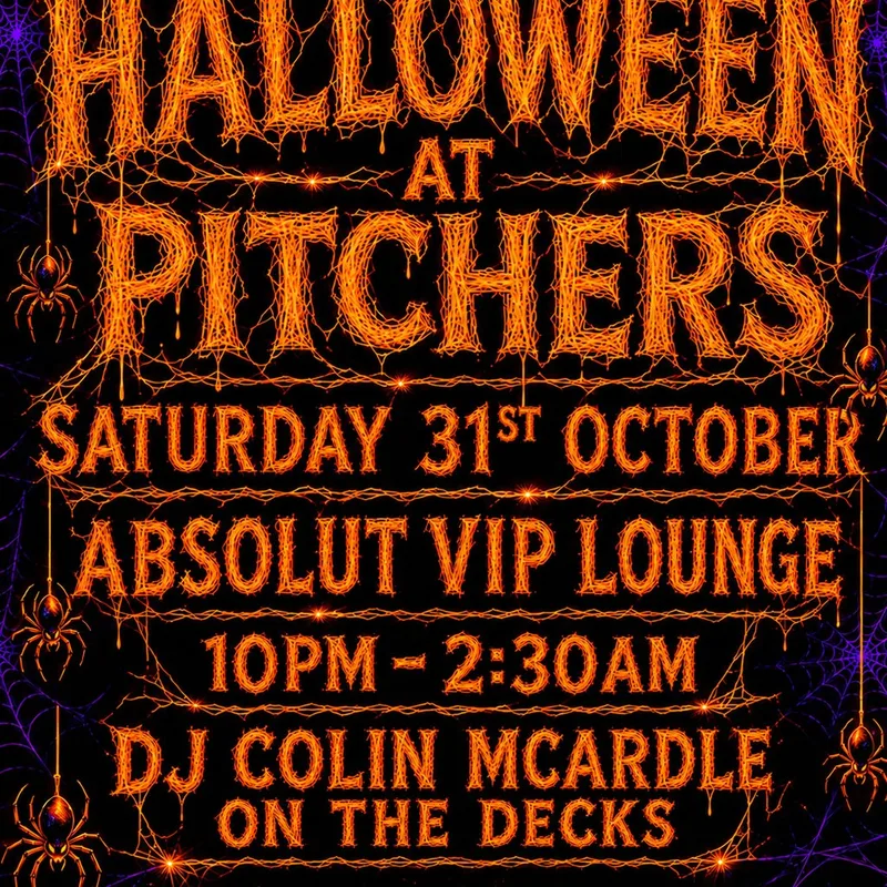 Halloween 2026 at Pitchers