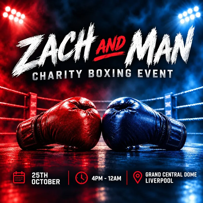 Zach and Man Boxing Charity Night