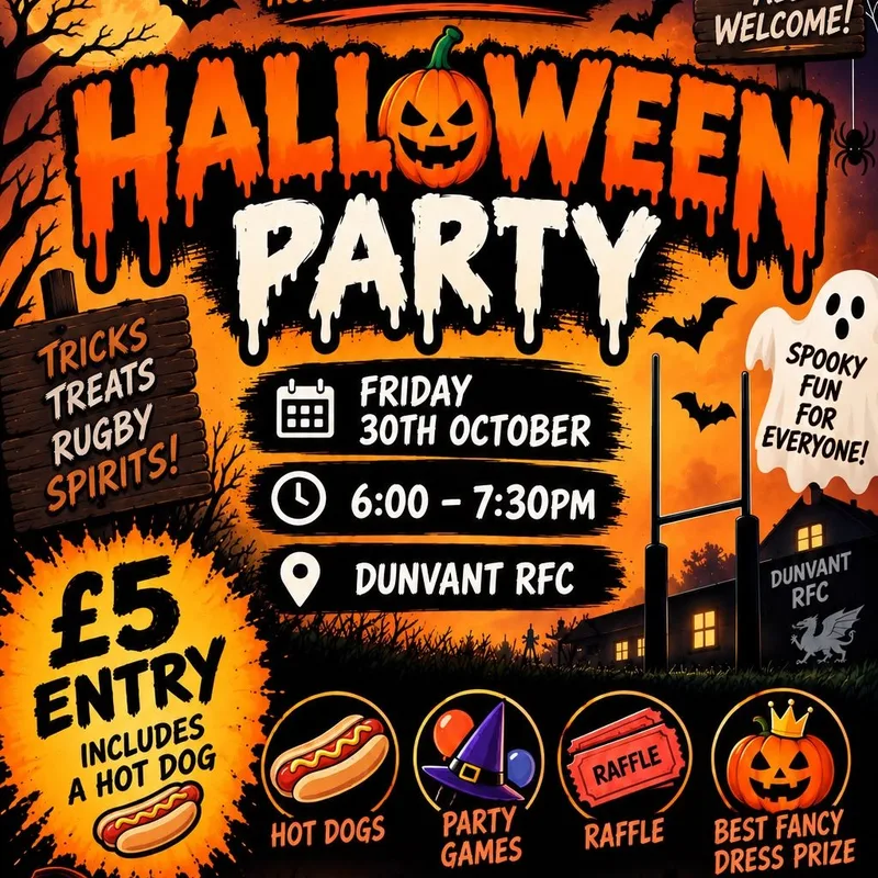 Dunvant RFC Halloween Party