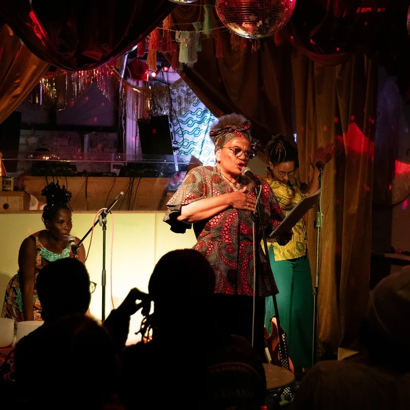 Poetry Room in Brixton & Buntu after-party