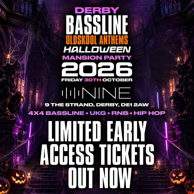 Bassline Oldskool Anthems Derby Halloween Mansion Party