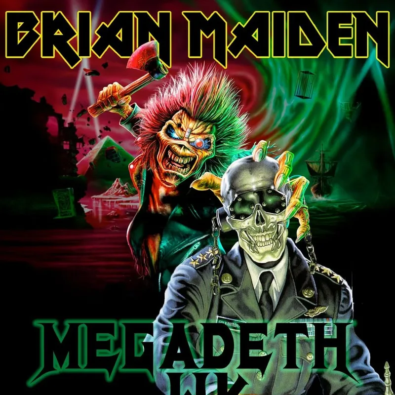 Brian Maiden vs Megadeth UK at O'Rileys