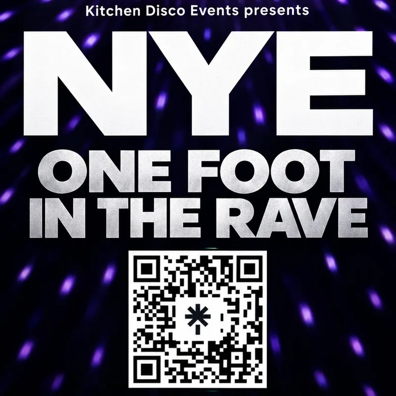 Kitchen Disco's " One Foot In The Rave" NYE, Alsager