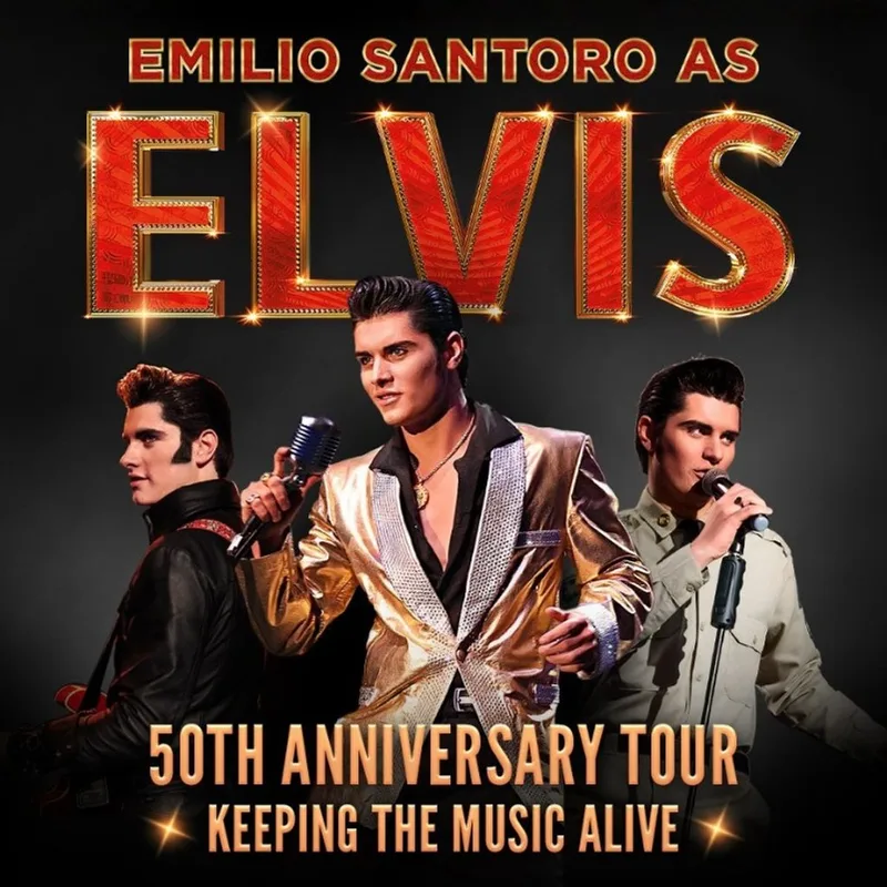 EMILIO SANTORO as ELVIS 50th Anniversary