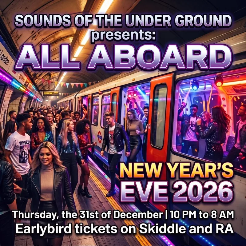 Sounds of the underground presents all aboard NYE party