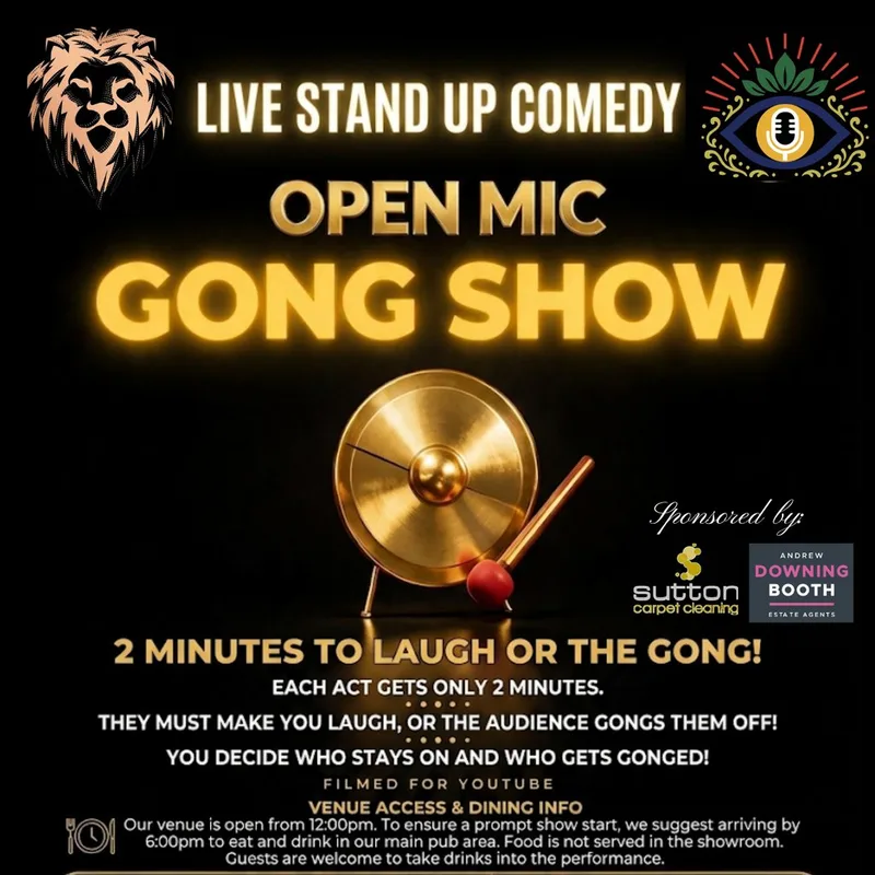 Live Stand Up Comedy Gong Show At The White Lion With Third Eye