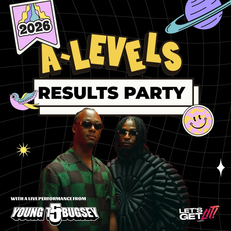 A LEVELS RESULTS PARTY: Young T & Bugsey