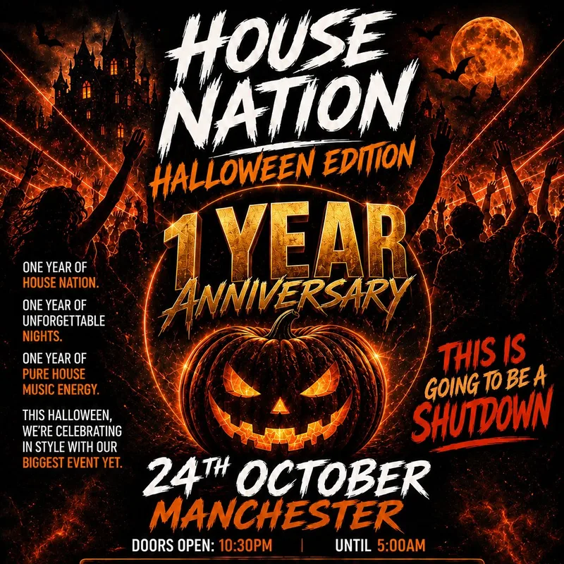 House nation Halloween edition/ 1 year anniversary