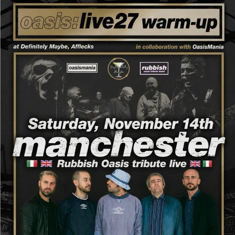 Rubbish Oasis Tribute Band - Oasis Live '27 Warm Up Show!