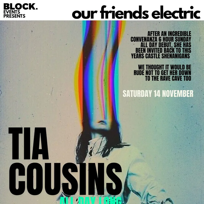 Our friends electric with Tia Cousins