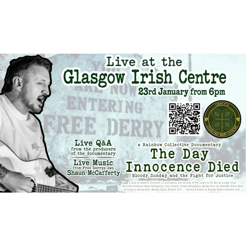 The Day Innocence Died Live @ The Glasgow Irish Centre
