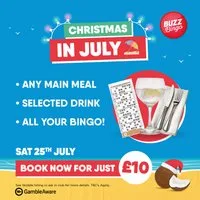 Xmas In July Night Out 25/07 - Buzz Bingo Walsall