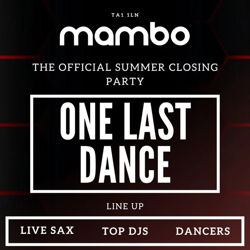 One last dance - Summer closing party
