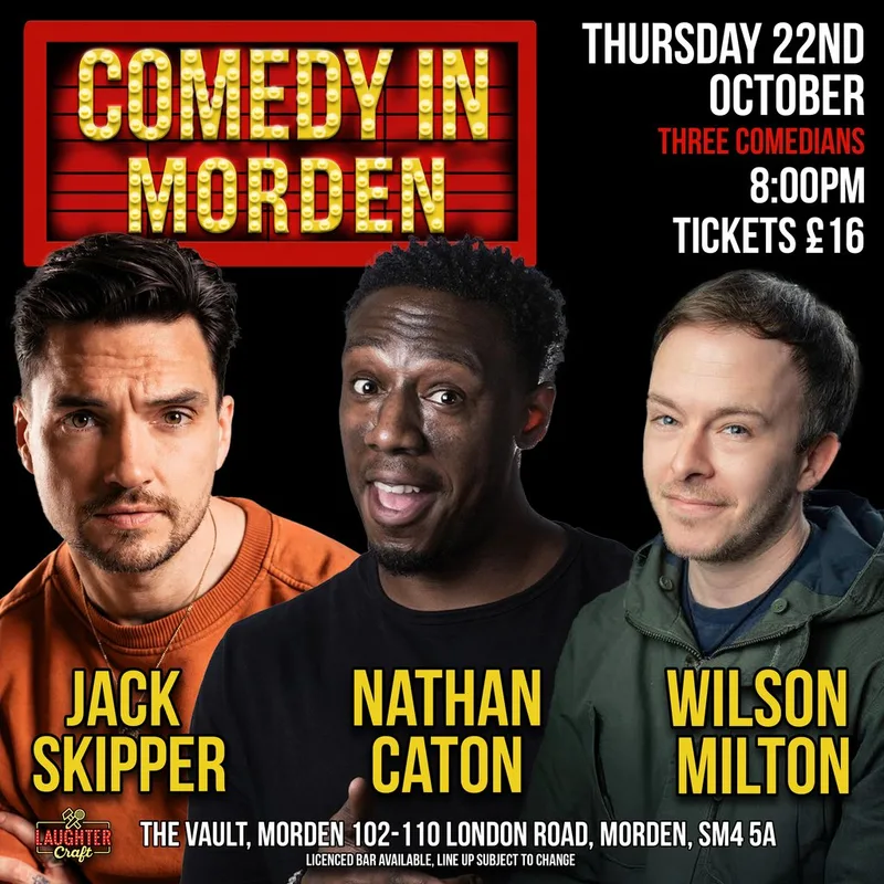 Comedy at the Vault Morden