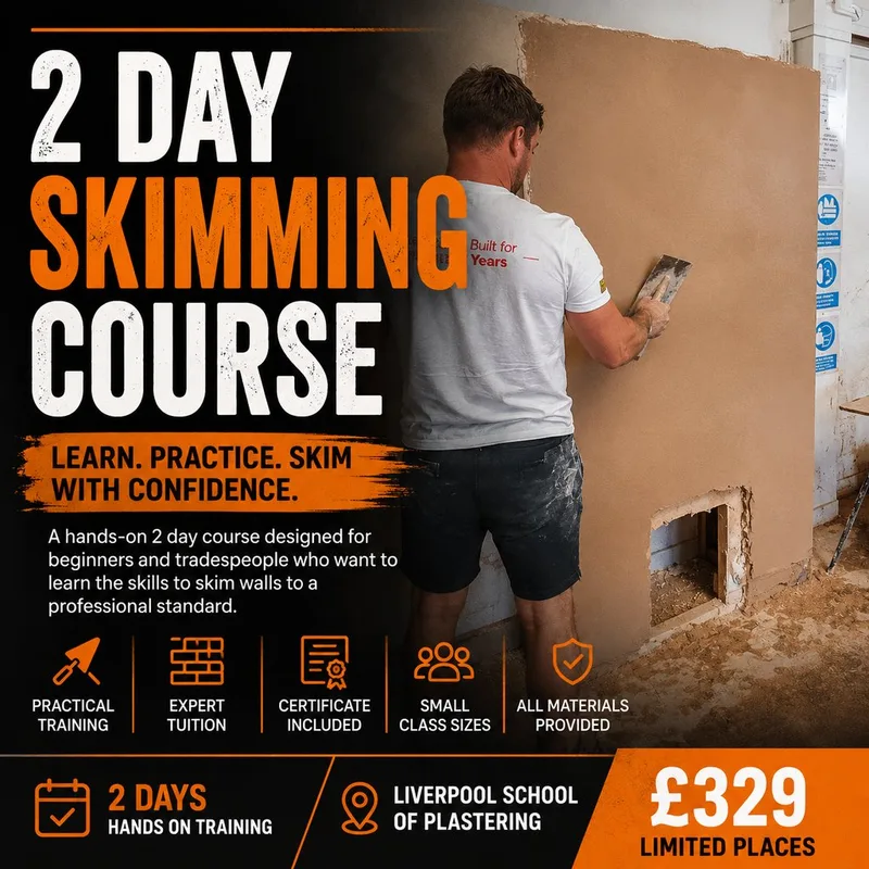 Weekend Plastering Courses | Liverpool School of Plastering