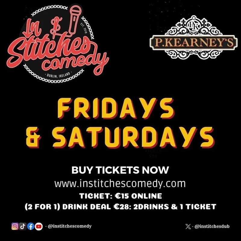 Saturday Night Comedy in Dublin Late Show