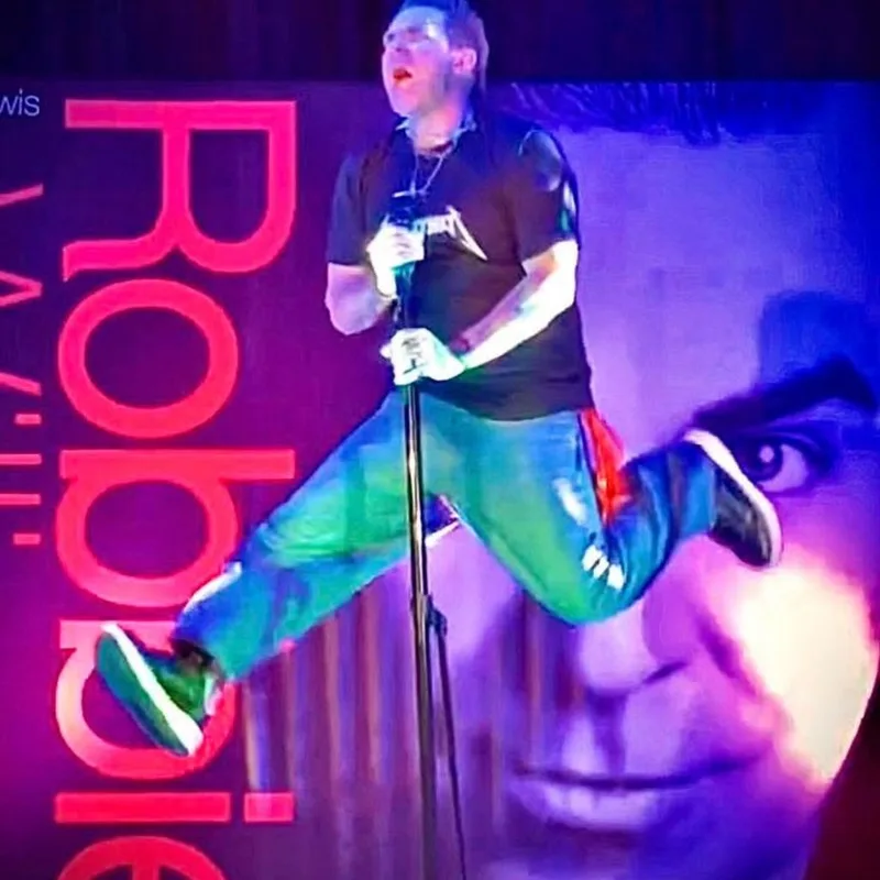 Tony as Robbie Williams