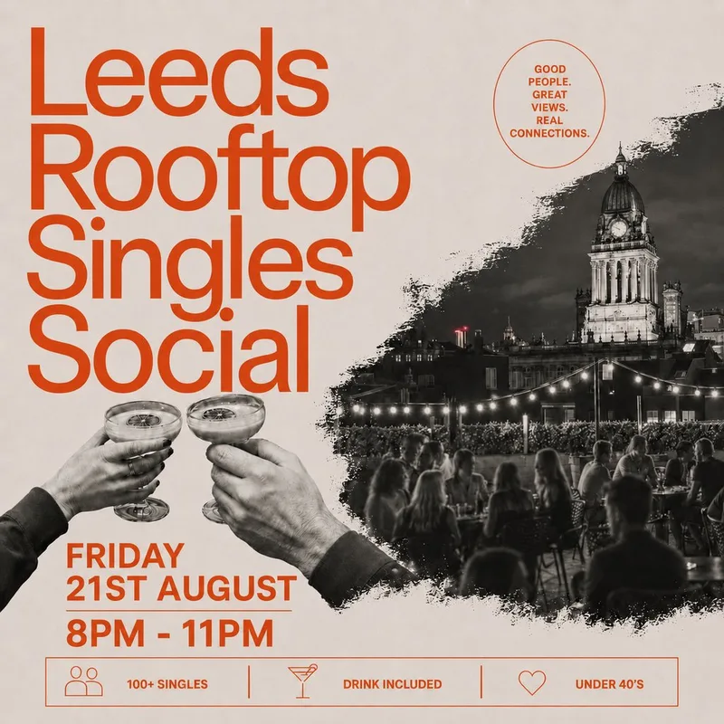 Leeds Rooftop Singles Social | 100+ Singles | Under 40s