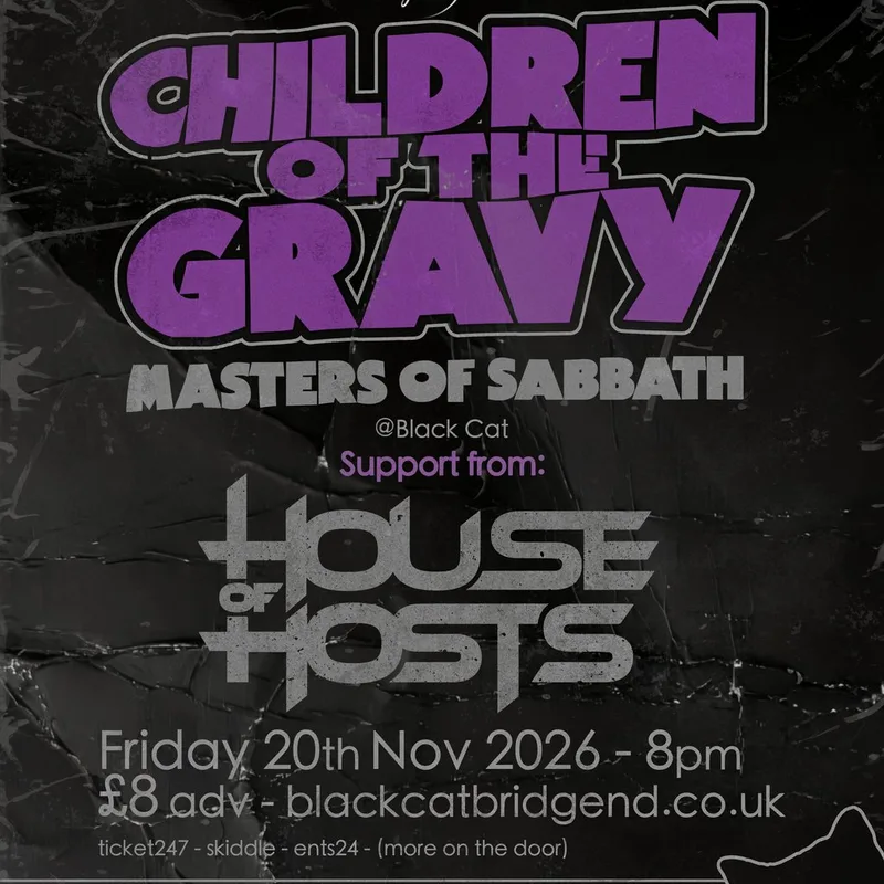 CHILDREN OF THE GRAVY @ Black Cat, Bridgend