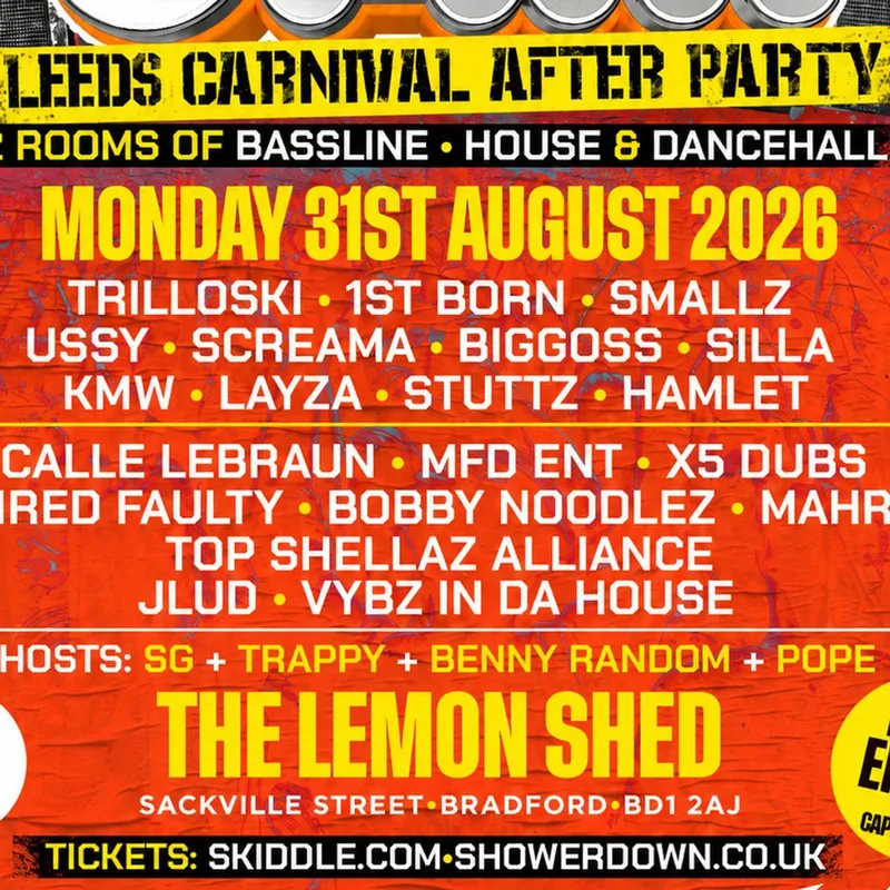 Leeds Carnival After Party Capricorn Summer Jam