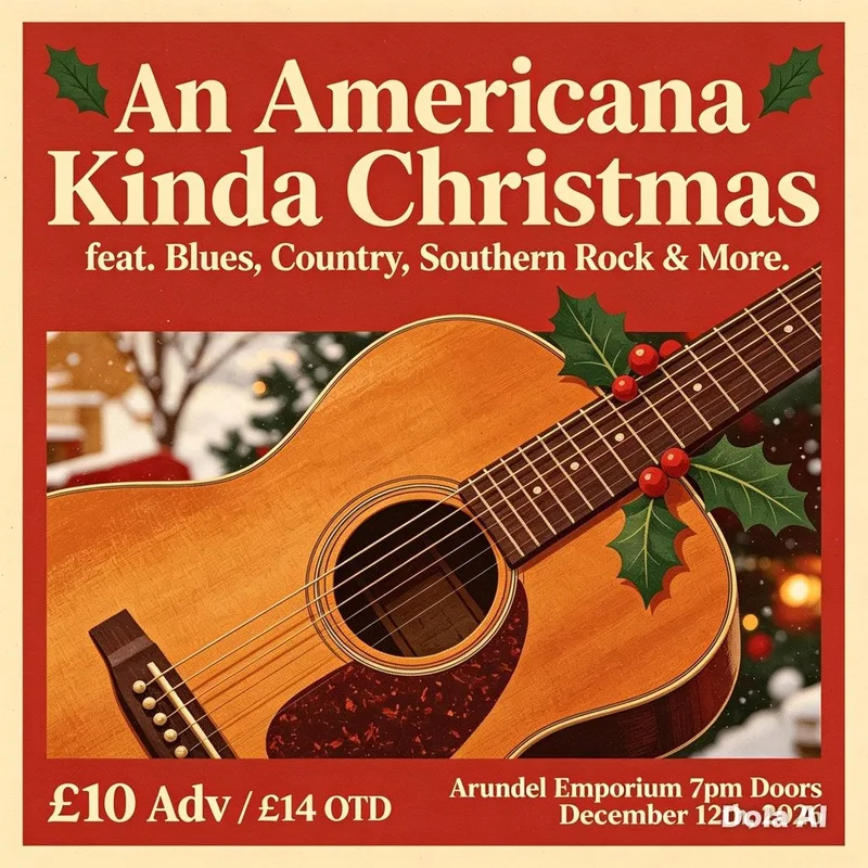 Americana Xmas with Crossfire Heart, Dois Padres & Kelain James