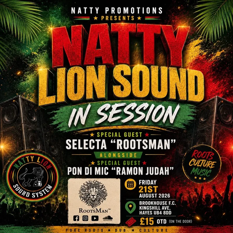 Natty Lion Sound System in Session!