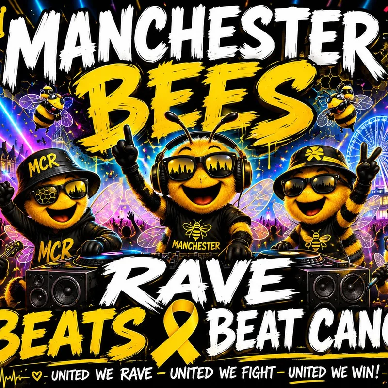Bees Beats Beat Cancer - (Christies, MacMillan, Cancer Research)