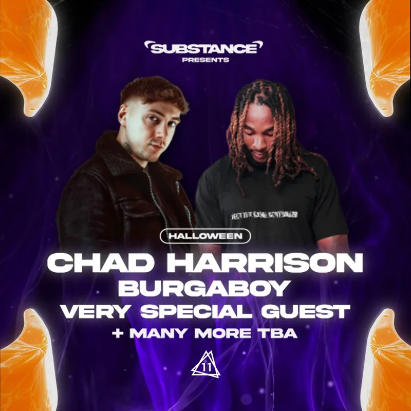 Substance Halloween w/ Chad Harrison, Burgaboy + Special Guest