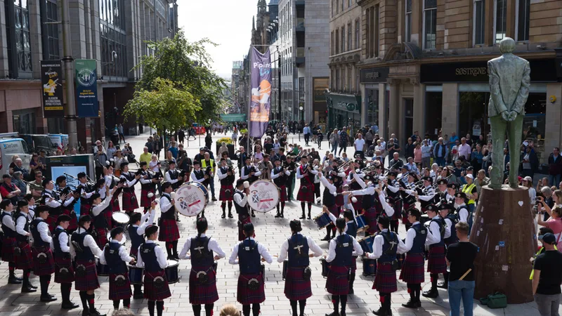 Piping Live! on Sauchiehall Street