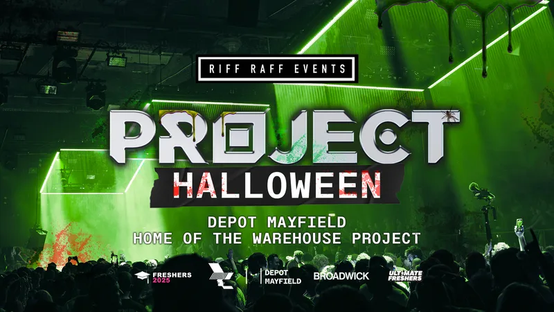 PROJECT HALLOWEEN 🎃 Manchester's Biggest Halloween Event! ❤️🔥 10,000 People!