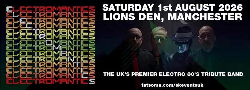 Electromantics - 80's Electro Tribute Band - Live At Lions Den, Manchester