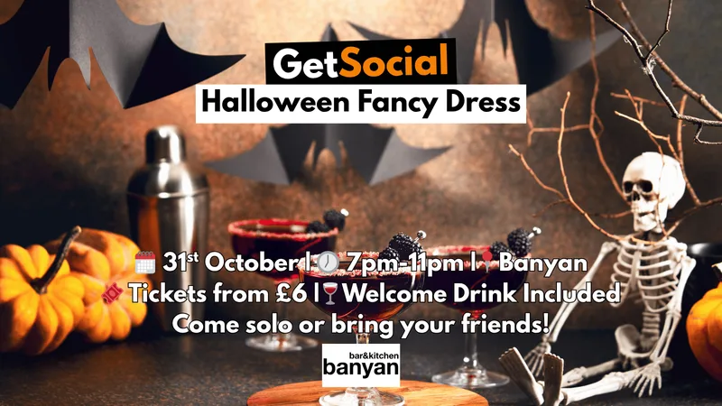 GetSocial Halloween Party | Meet New People & Make Friends (20s–40s) 🎃