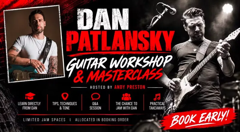 Dan Patlansky Blues Guitar Masterclass & Workshop - Stockport!