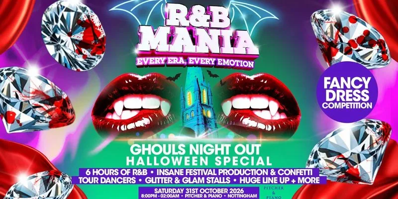 RNB MANIA | Nottingham's Halloween R&B Party!
