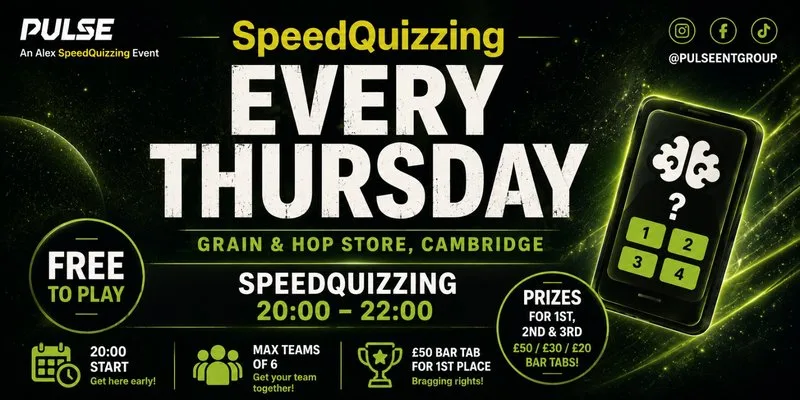 Speed Quizzing - Grain and Hop Store