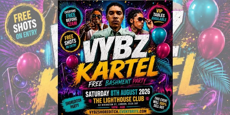 VYBZ Kartel - Free Bashment Party - Everyone Free Before 12AM