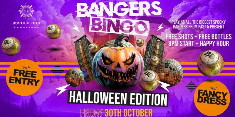 BANGERS BINGO - HALLOWEEN EDITION