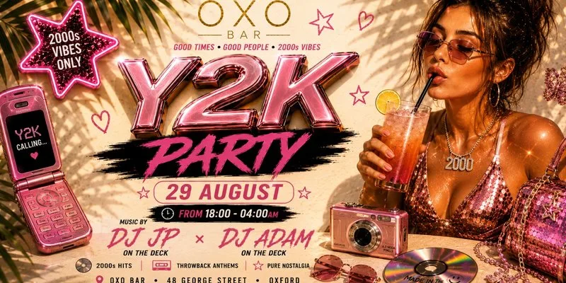 💿✨ Y2K PARTY @ OXO BAR ✨💿