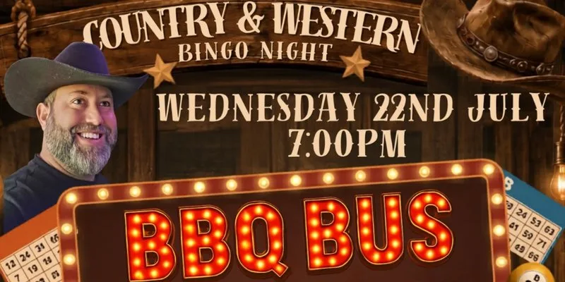 Country & Western Bingo Night at The Old School BBQ Bus