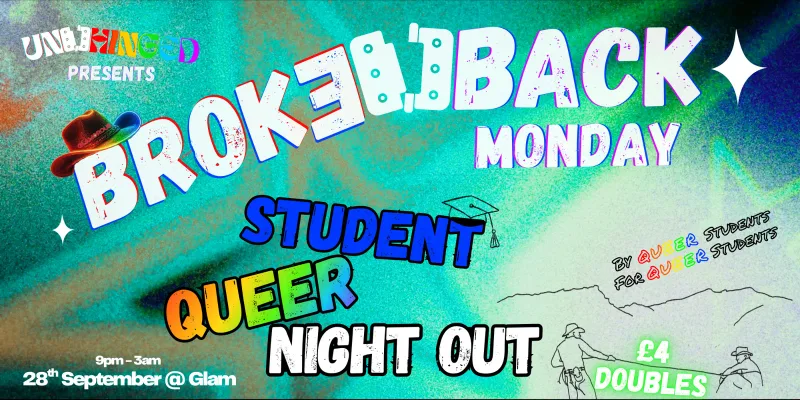BROKE-BACK Mondays 🏳️🌈 Ox's Best LGBT+ Student Night Out