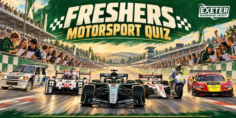 Freshers Motorsport Quiz