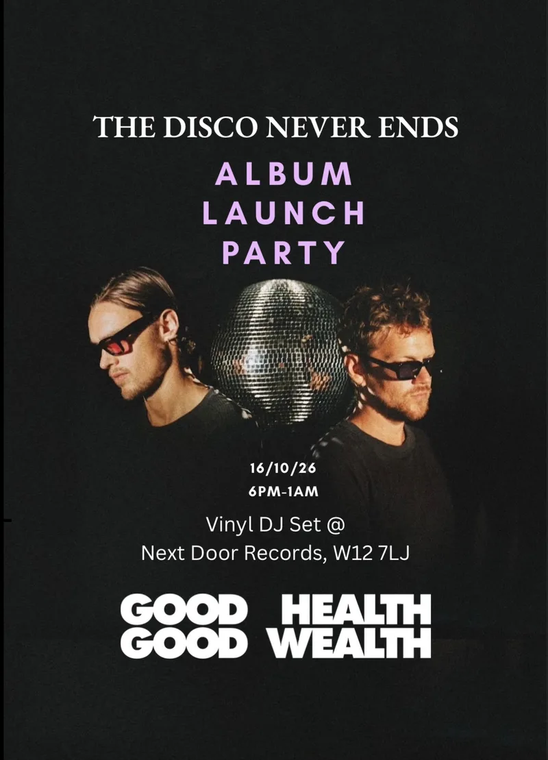 ALBUM LAUNCH PARTY + SIGNING with Vinyl DJ Set