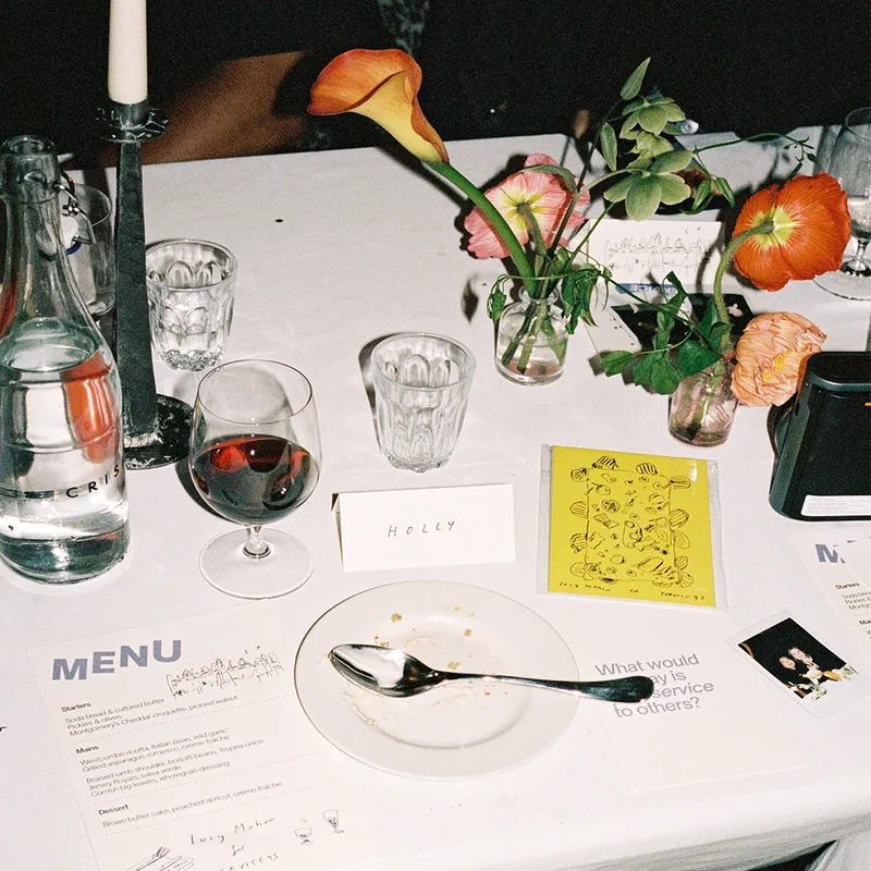 Service95 x Bumble Dinner Service at One Club Row